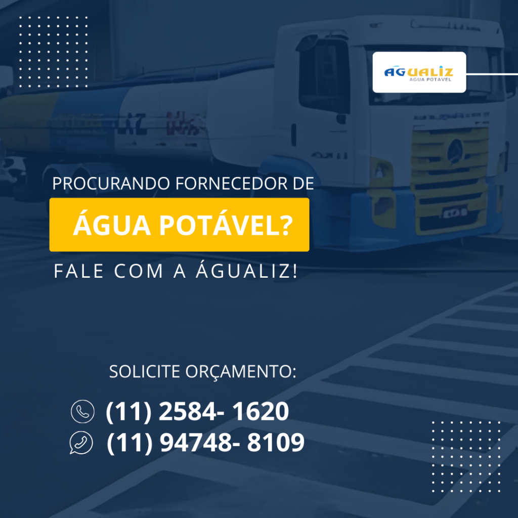 fornecedor de agua potavel, distribuidora de agua potavel, transporte de agua potavel