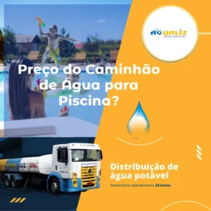 Preço do Caminhão de Água para Piscina