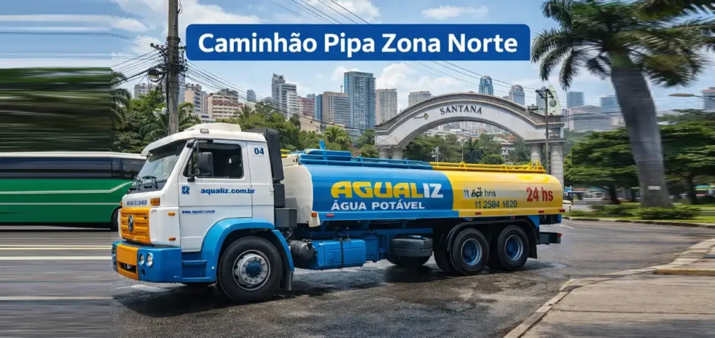 caminhão pipa zona norte SP