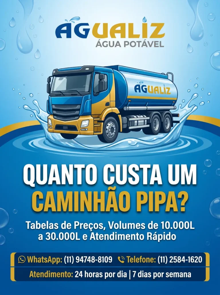 Quanto Custa Caminhão Pipa de Água