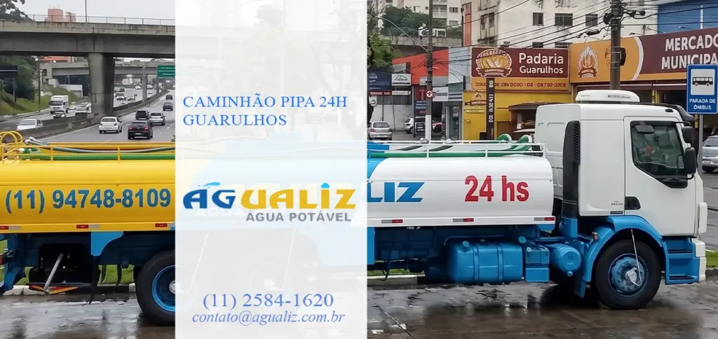 Caminhão Pipa 24h Guarulhos