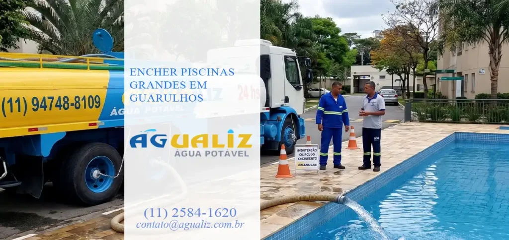 Encher Piscinas grandes em Guarulhos