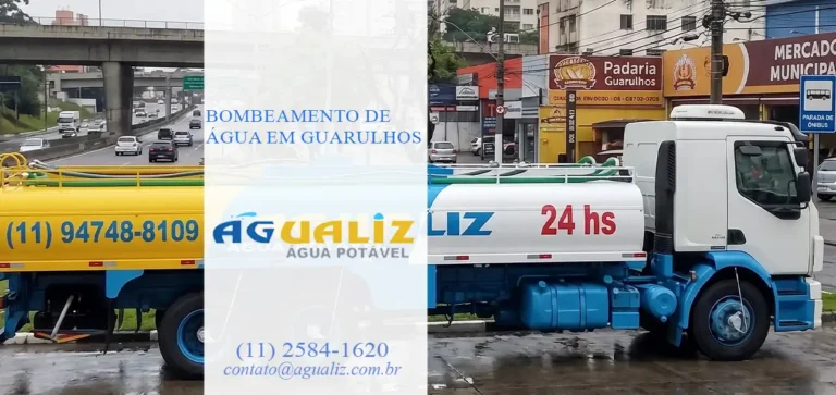 Bombeamento de Água em Guarulhos